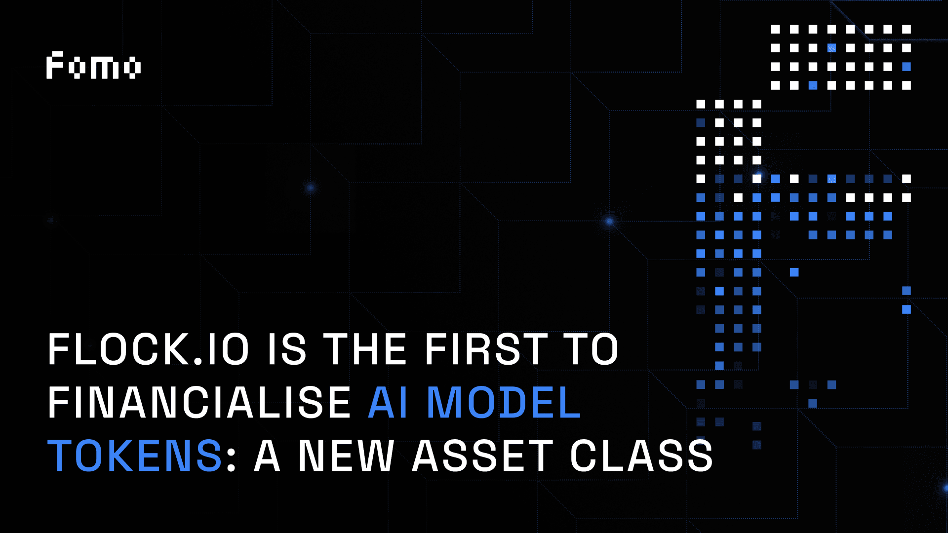 FLock.io is the first to financialise AI model tokens: a new asset class