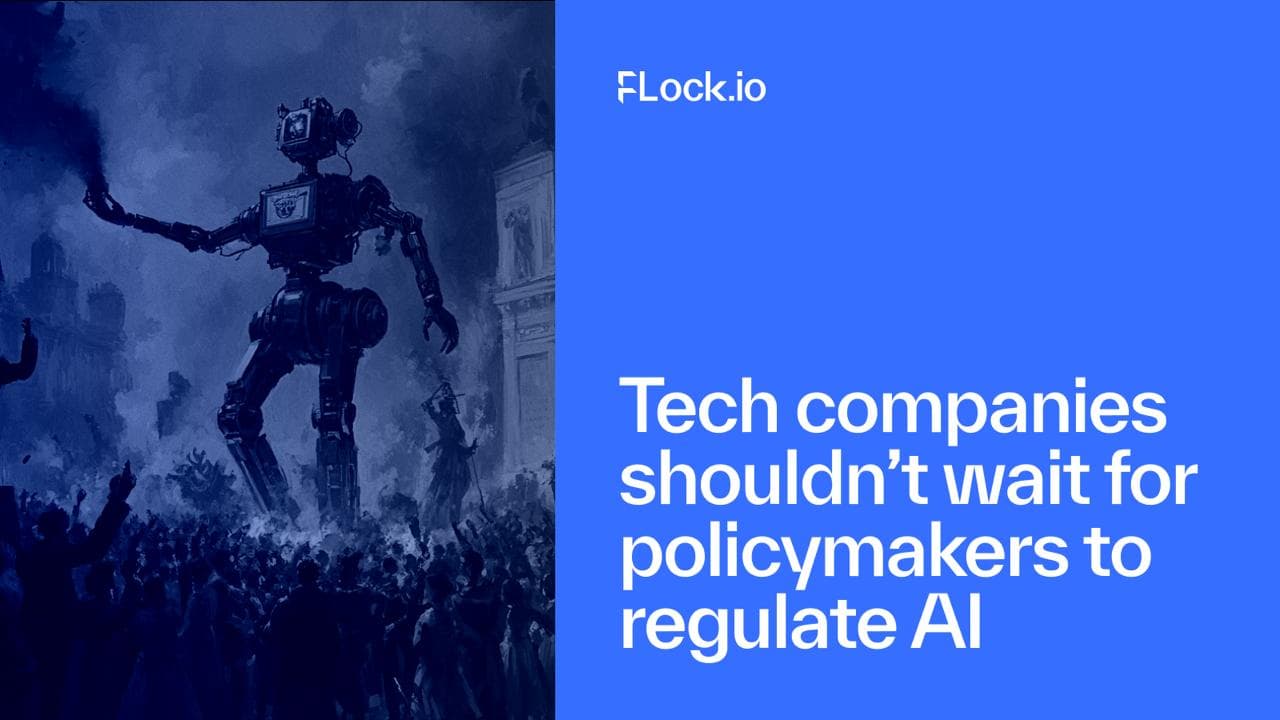 Tech companies shouldn’t wait for policymakers to regulate AI